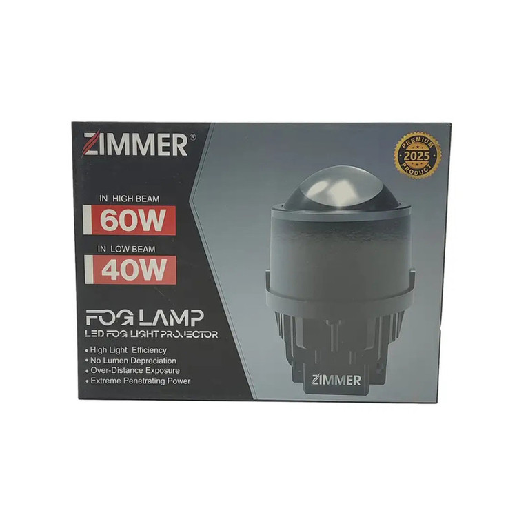 لنز پرژکتور خودرو دو حالته برند زیمر مدل R32-5500K پایه دو کنتاکت بسته دو عددی