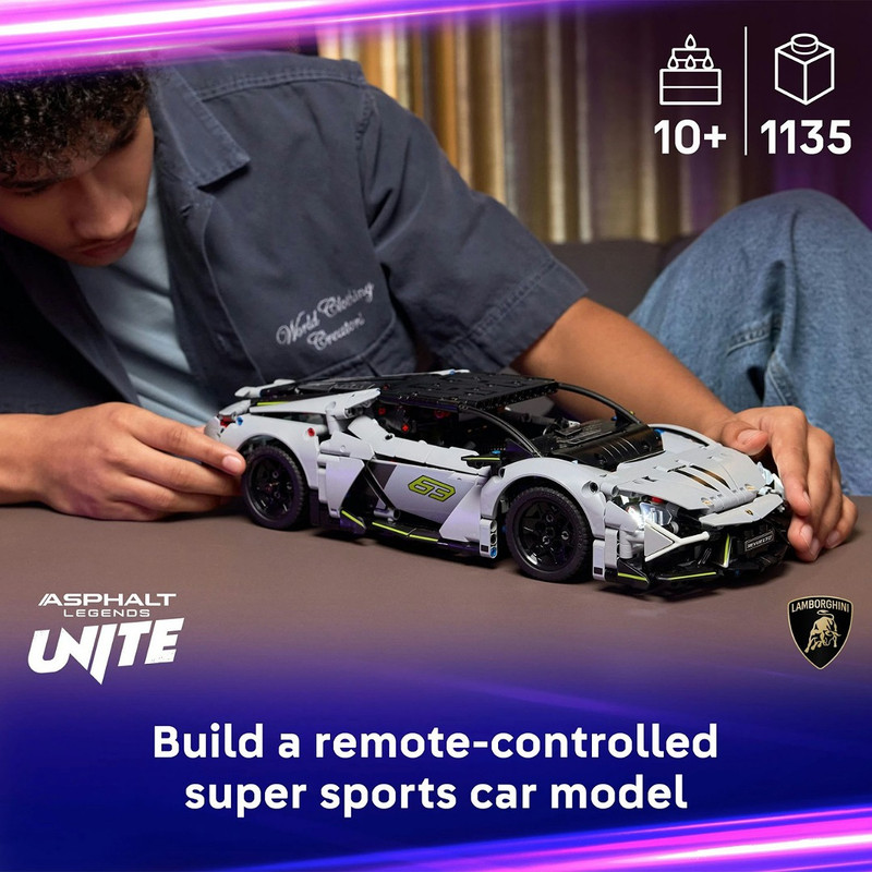 لگو 1135 تکه مدل Lamborghini Revuelto کد 42214