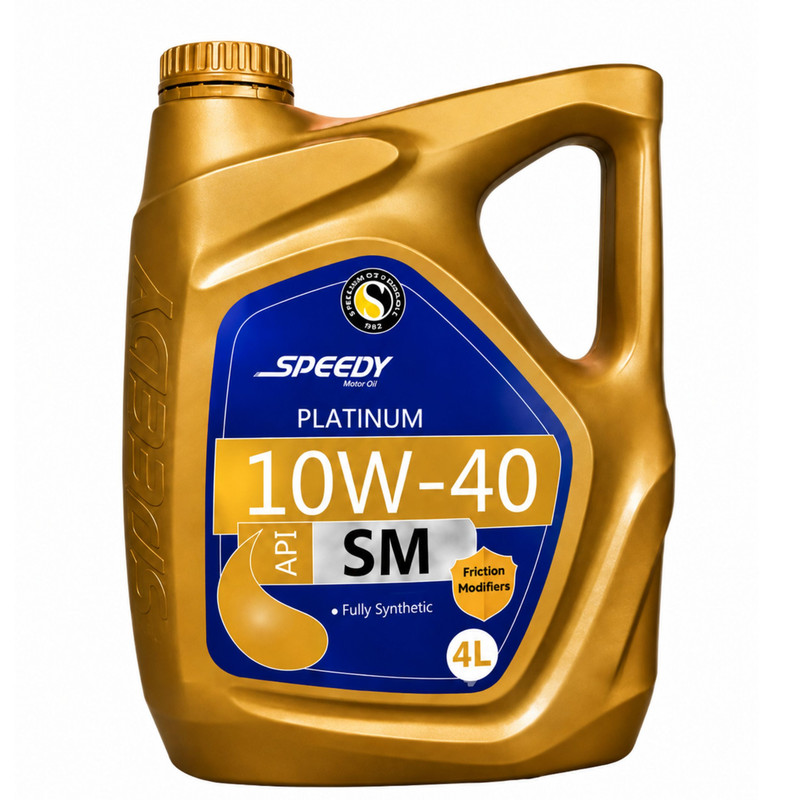 روغن موتور خودرو بنزینی پلاتینیوم اسپیدی مدل SM 10w40 حجم 4 لیتر