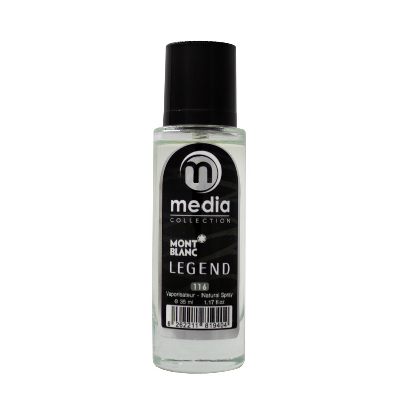 عطر جیبی مردانه مدیا مدل Mont Blanc Legend حجم 35 میلی لیتر