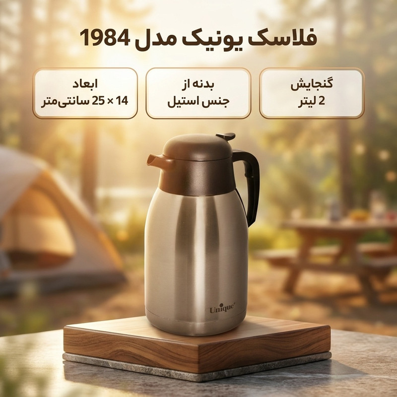 فلاسک یونیک مدل 1984 گنجایش 2 لیتر
