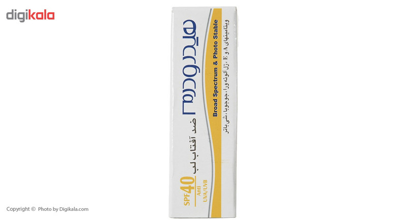 بالم لب هیدرودرم مدل SPF40 مرطوبکننده و ضدآفتاب با عصاره آلوئهورا و شیباتر، مقاوم در برابر آب و تعریق، مناسب پوست خشک...