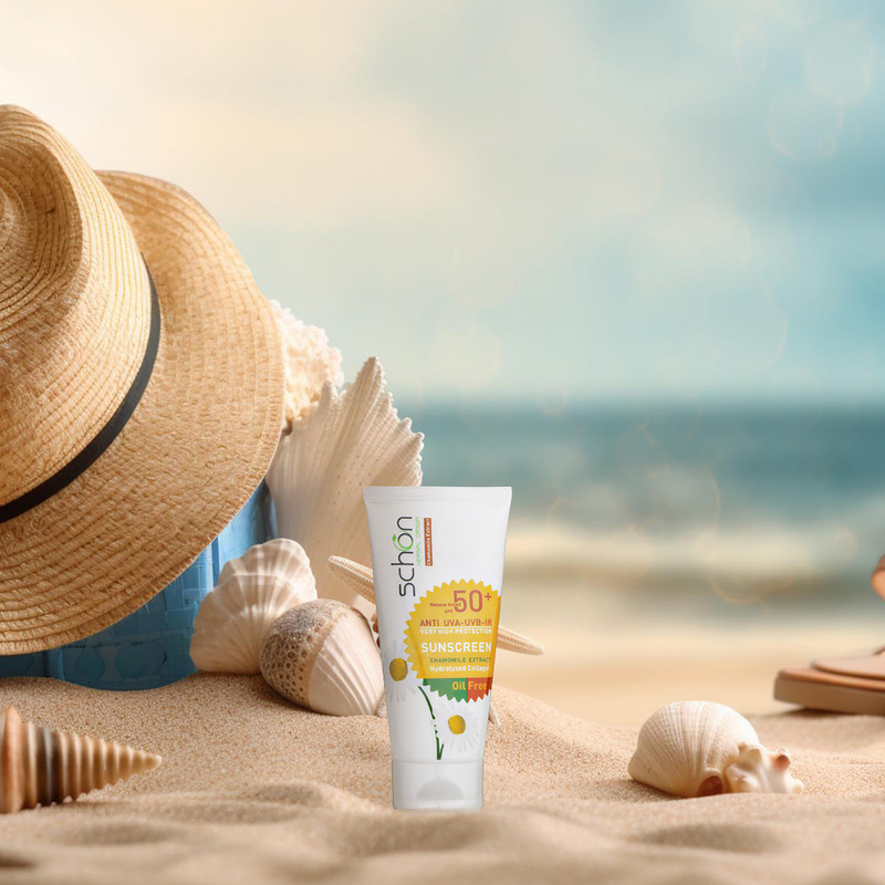 کرم ضدآفتاب رنگی فاقد چربی شون با رنگ طبیعی SPF50