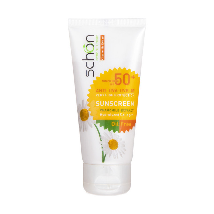 کرم ضدآفتاب رنگی فاقد چربی شون با رنگ طبیعی SPF50