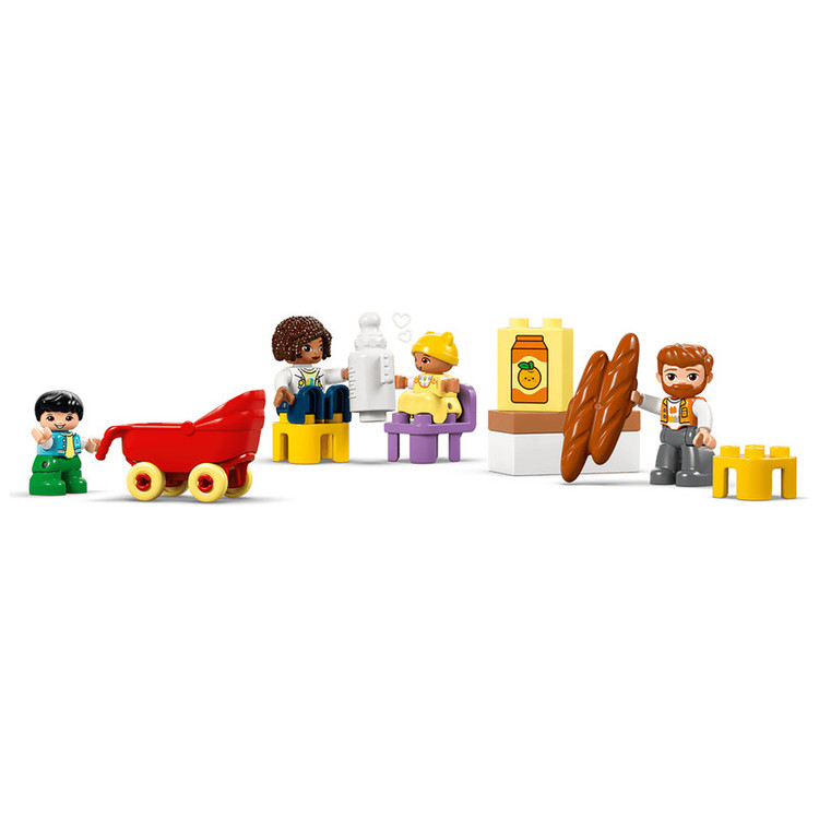 لگو 166 تکه سری DUPLO مدل 3 in 1 Modern Family House with Figures کد 10470