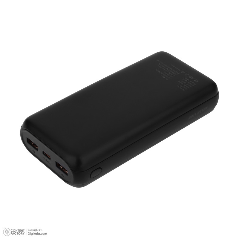 پاوربانک 22.5 وات گرین لاین مدل Nairo ظرفیت 20000 میلیآمپرساعت به همراه کابل تبدیل USB-A به USB-C