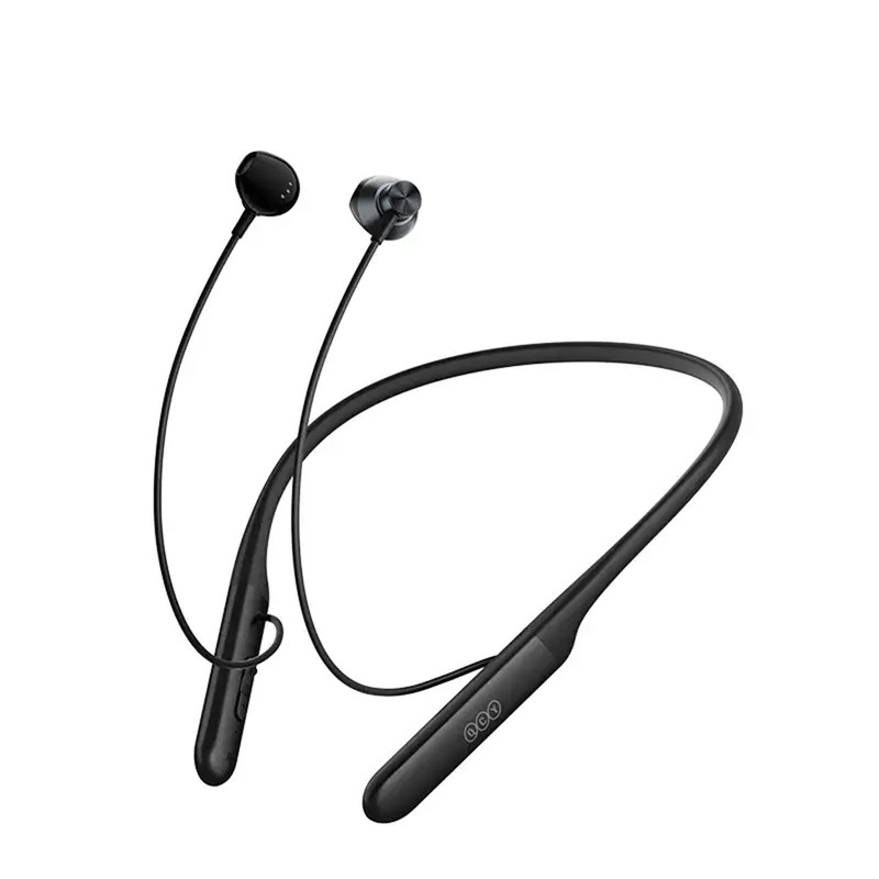 هدفون بلوتوثی گردنی QCY مدل C2 با قابلیت حذف نویز محیطی ENC، درگاه شارژ USB Type-C، با قابلیت شارژ سریع، مقاوم در برا...