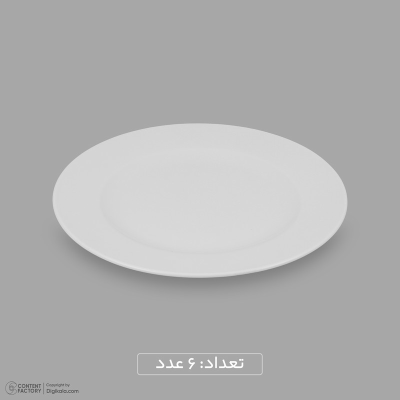 سرویس غذاخوری چینی 25 پارچه 6 نفره مقصود مدل دایره کد 007