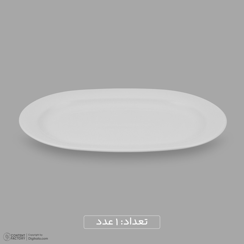 سرویس غذاخوری چینی 25 پارچه 6 نفره مقصود مدل دایره کد 007