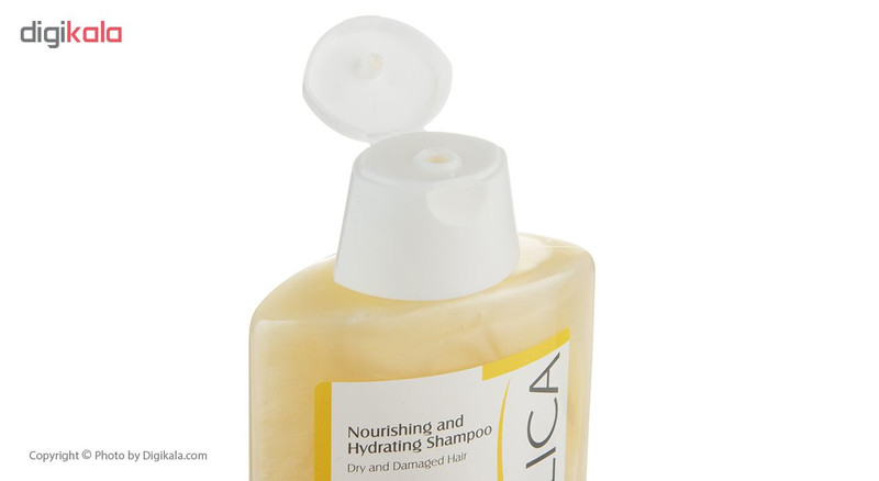 شامپو تقویتکننده مو فولیکا مخصوص موهای خشک و آسیبدیده، حجم 200 میلیلیتر مدل Nourishing And Hydrating، حاوی کراتین و ت...