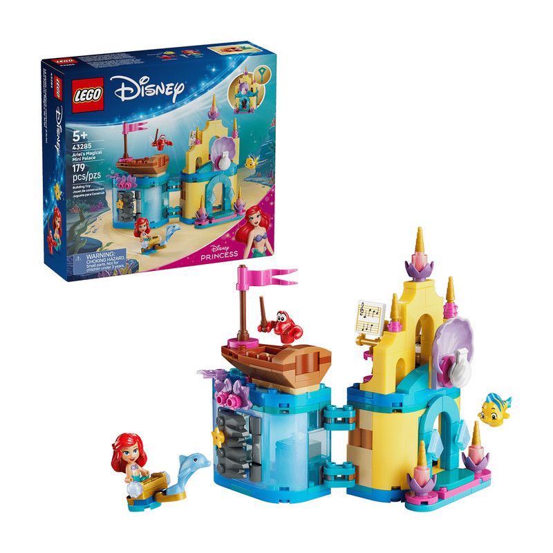لگو 179 تکه سری Disney مدل Ariels Magical Mini Palace کد 43285