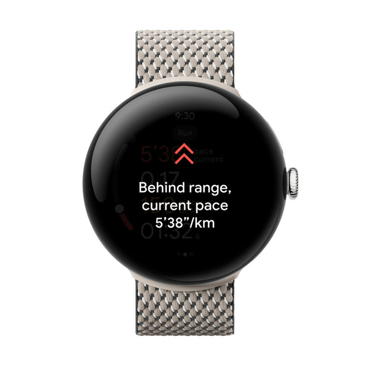 ساعت هوشمند 45 میلیمتری گوگل مدل Pixel Watch 3 با بند سیلیکونی