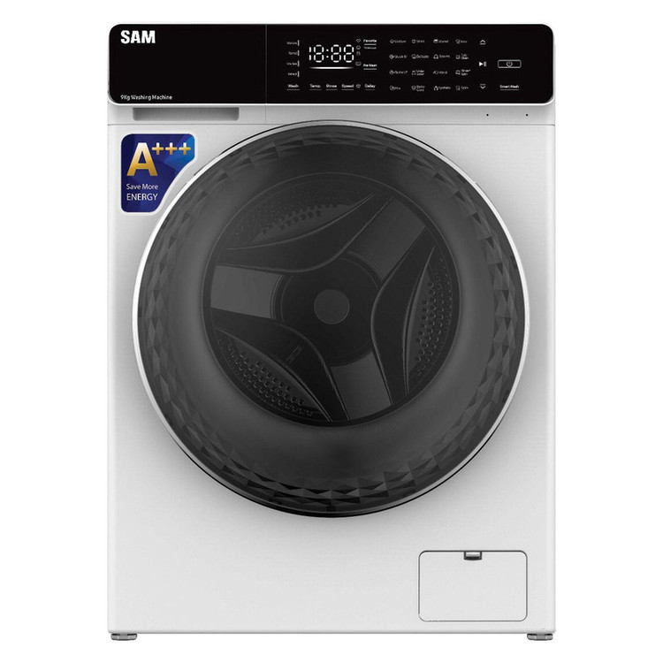 ماشین لباسشویی 9 کیلوگرم اتوماتیک سام مدل DD-P1485W