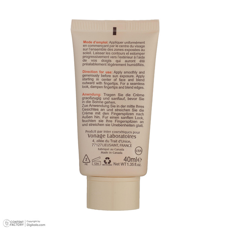 کرم ضد آفتاب رنگی الارو SPF25 سری Foundation Effect مدل Natural Beige مناسب انواع پوست تحت لیسانس حجم 40 میلی لیتر