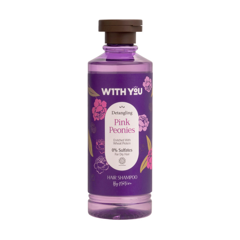 شامپو مو ویت یو مدل Pink Peonies حجم 300 میلیلیتر مناسب موهای خشک و وزدار، نرمکننده، مرطوبکننده، تقویتکننده، ترمیمکنن...