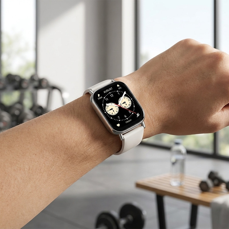 ساعت هوشمند شیائومی مدل Redmi Watch 5 Lite دارای قابلیت های قابلیت مکالمه از طریق بلوتوث بند سیلیکون