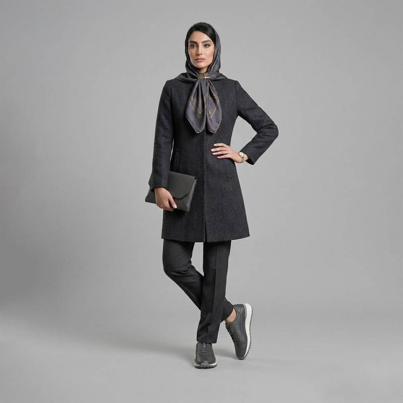 کفش روزمره زنانه چرم مشهد مدل J2766-001