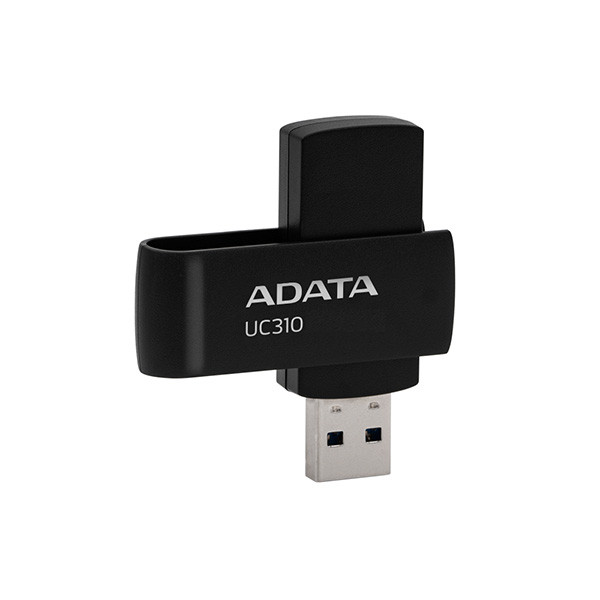 فلش مموری ای دیتا مدل UC310 ظرفیت 64 گیگابایت با رابط USB 3.2 Gen1، طراحی چرخشی، سازگار با ویندوز، مک، لینوکس، بدون ن...