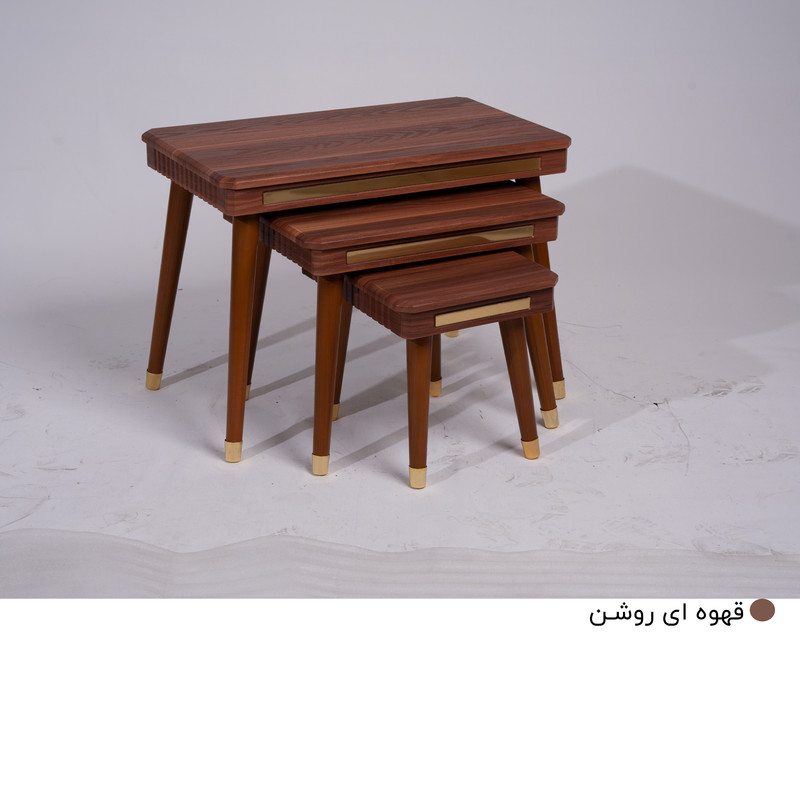 میز جلومبلی مدل آلتین مجموعه 4 عددی