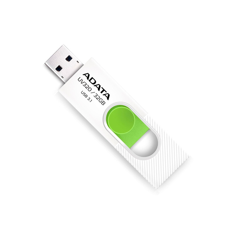 فلشمموری کشویی ای دیتا مدل UV320 ظرفیت 64 گیگابایت با رابط USB 3.2 Gen1 سرعت انتقال تا 10 گیگابیت بر ثانیه و سازگار ب...