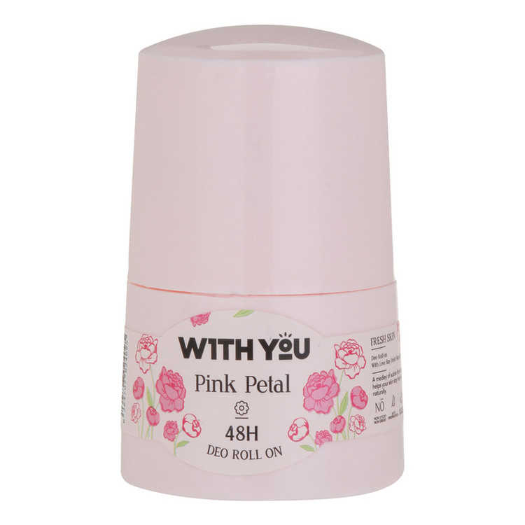 رول ضد تعریق زنانه ویت یو مدل PINK PETAL حجم 50 میلی لیتر