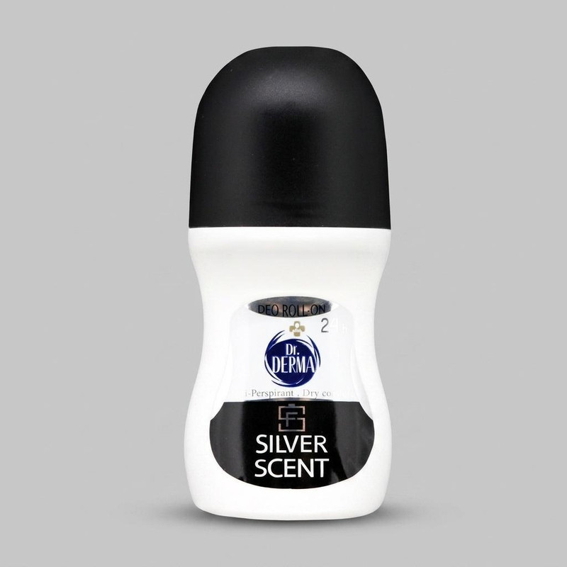 رول ضد تعریق مردانه دکتر درما مدل Silver Scent حجم 50 میلی لیتر