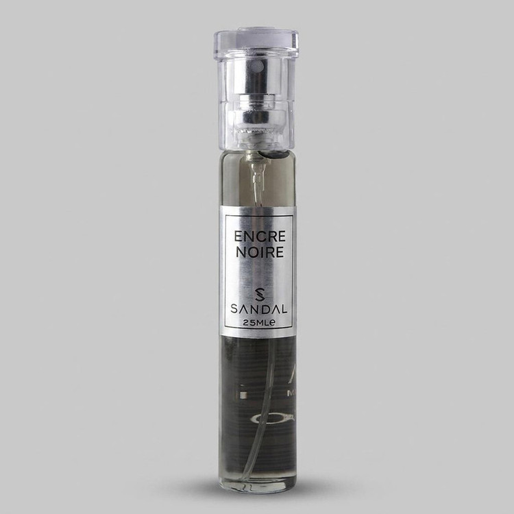 عطر جیبی مردانه صندل مدل lalique Encre Noire حجم 25 میلی لیتر