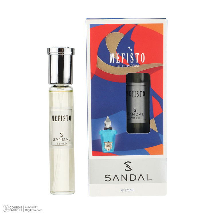 عطر جیبی مردانه صندل مدل Casamorati Mefisto با رایحه تلخ حجم 25 میلیلیتر