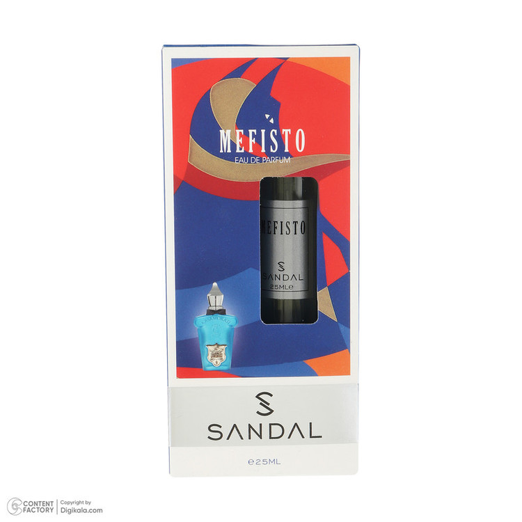عطر جیبی مردانه صندل مدل Casamorati Mefisto با رایحه تلخ حجم 25 میلیلیتر