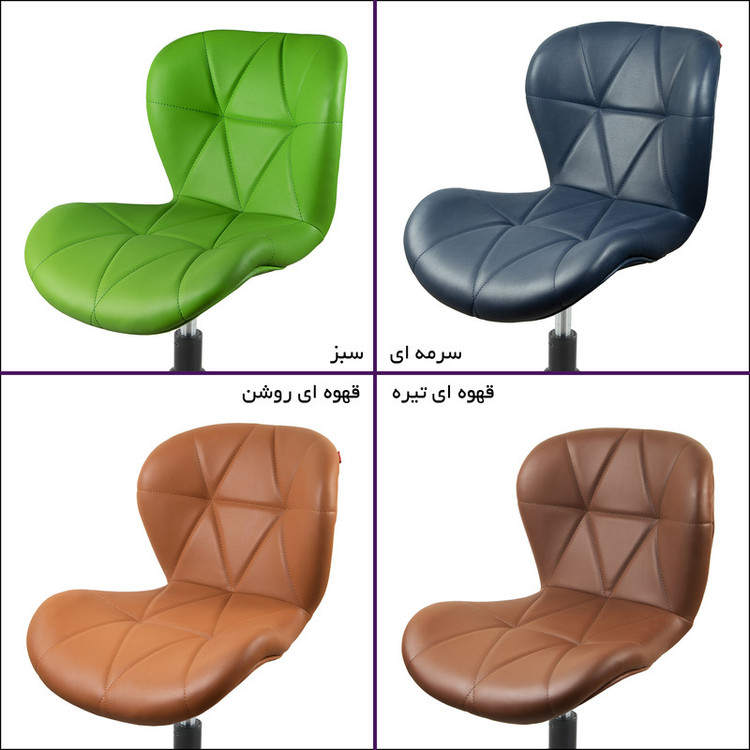 صندلی هوگر مدل چرخشی طرح چرمی