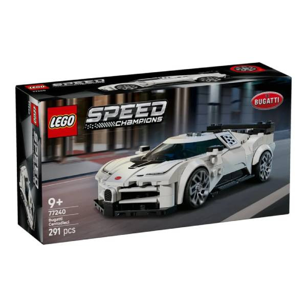 لگو 291 تکه سری Speed Champions مدل Bugatti Centodieci Hyper Sports Car کد 77240