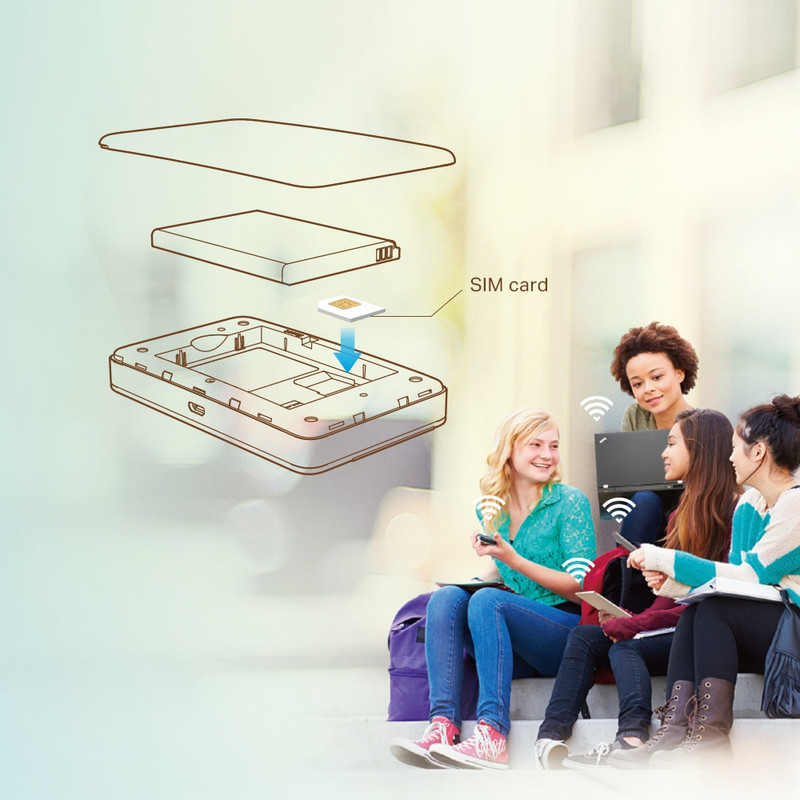 مودم روتر 4G تیپیلینک مدل M7350-V7 با باتری 2000 میلیآمپر، پشتیبانی از اتصال 10 کاربر همزمان، سرعت دانلود تا 150 مگاب...