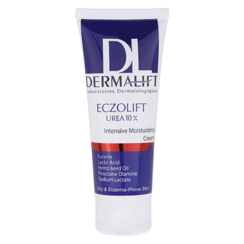 کرم مرطوب کننده درمالیفت مدل ECZOLIFT UREA 10 حجم 75 میلی لیتر