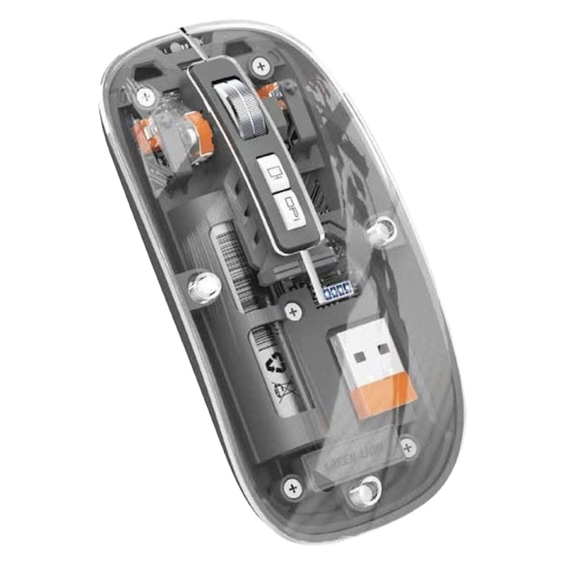 ماوس بی سیم گرین لاین مدل Transparent Mouse 2