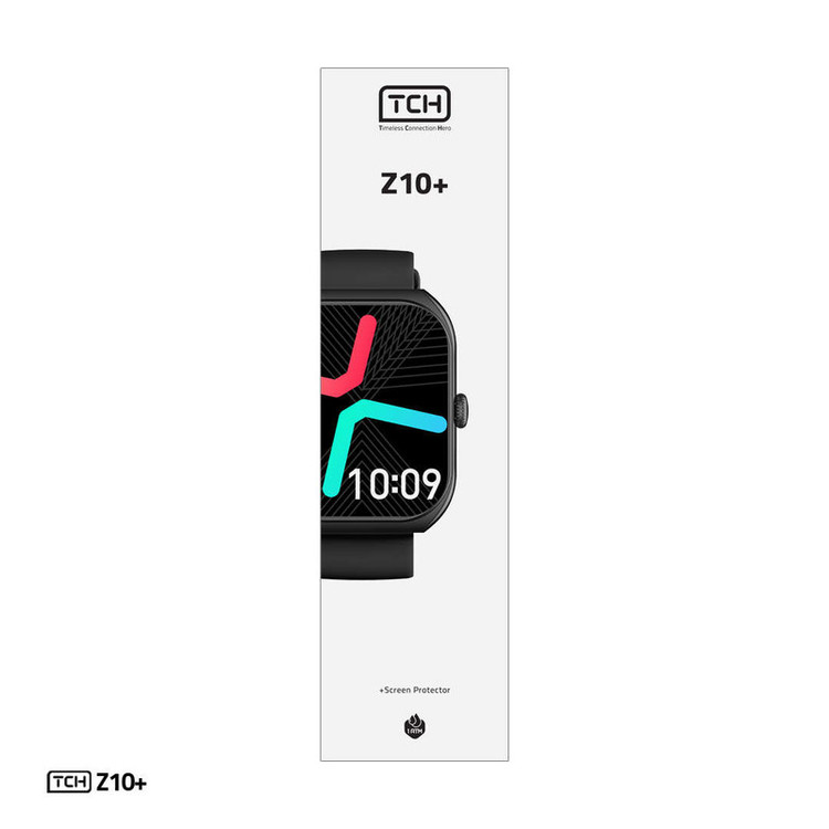 ساعت هوشمند 43 میلیمتری تی سی اچ مدل Z10 plus با بند سیلیکونی