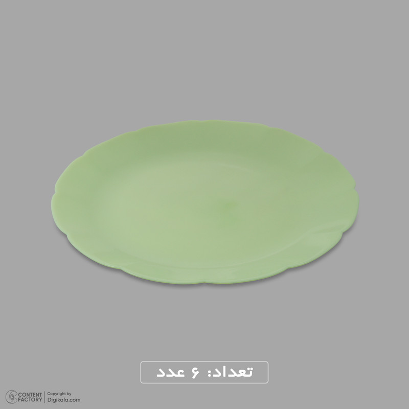 سرویس غذاخوری اوپال 26 پارچه 6 نفره گلدن اوپال مدل Florina