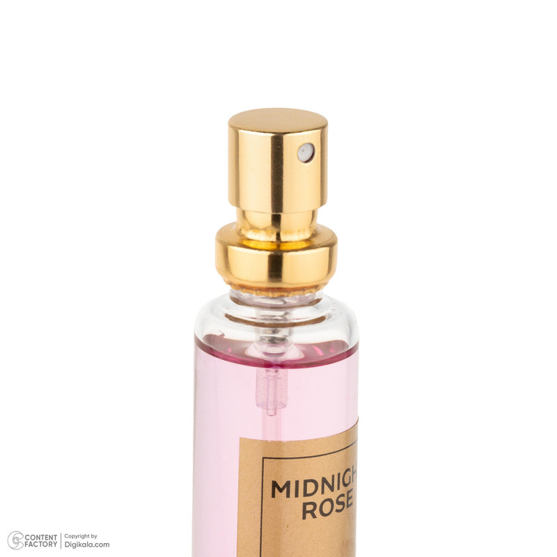 عطر جیبی زنانه صندل مدل Lancome Midnight rose با رایحه شیرین و گرم حجم 25 میلیلیتر