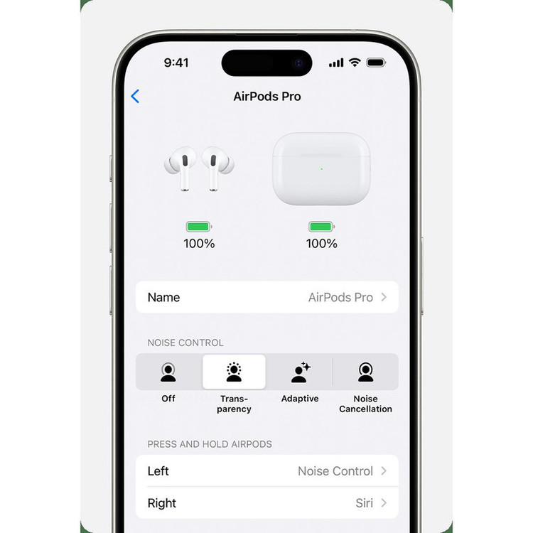 هدفون بلوتوثی اپل مدل AirPods 4 دارای نویز کنسلینگ، درگاه شارژ USB-Type-C و شارژ بی سیم، با قابلیت اتصال به چند دستگا...