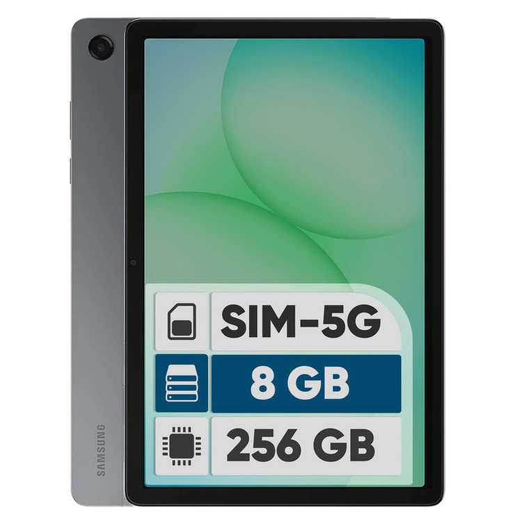 تبلت 11 اینچ سامسونگ مدل Galaxy Tab A11 Plus 5G، ظرفیت 256 گیگابایت و رم 8 گیگابایت، قابلیت پشتیبانی از سیم کارت، رزو...