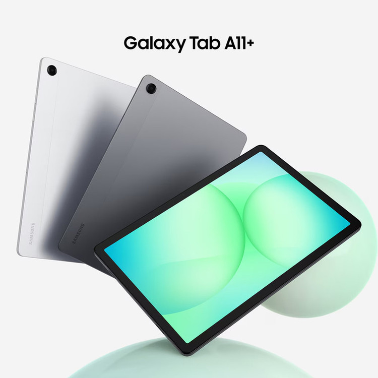 تبلت 11 اینچ سامسونگ مدل Galaxy Tab A11 Plus 5G، ظرفیت 256 گیگابایت و رم 8 گیگابایت، قابلیت پشتیبانی از سیم کارت، رزو...