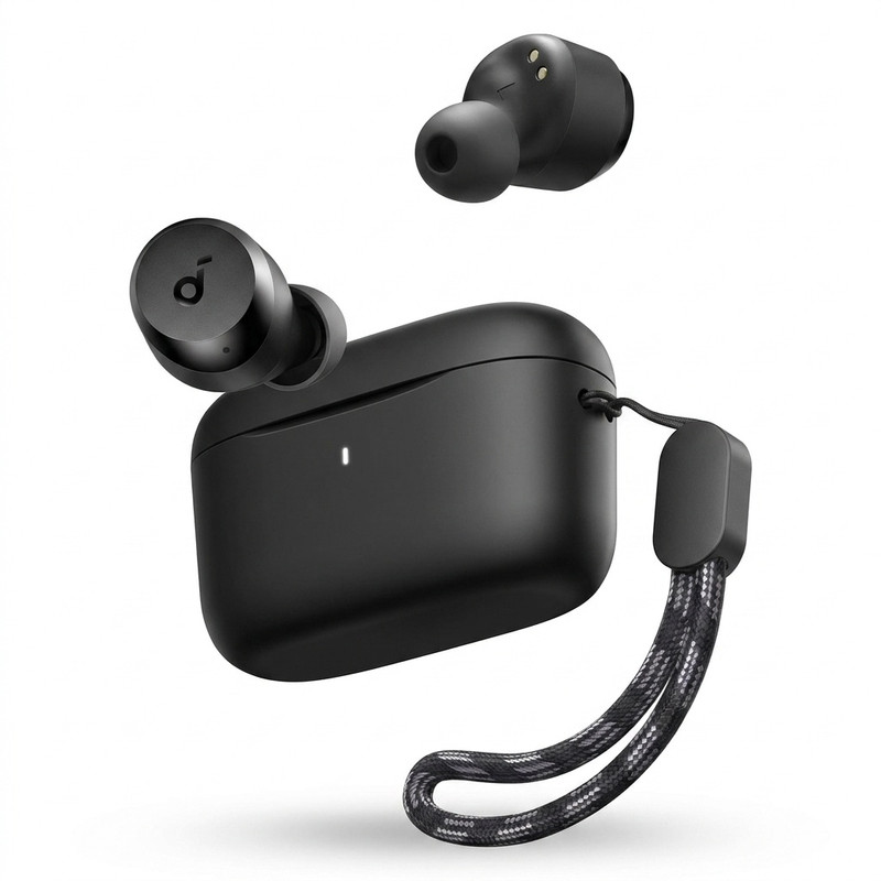 هدفون بلوتوثی انکر مدل Soundcore A25i بدون قابلیت نویز کنسلینگ، درگاه شارژ USB Type-C، دارای دو میکروفون داخلی با الگ...