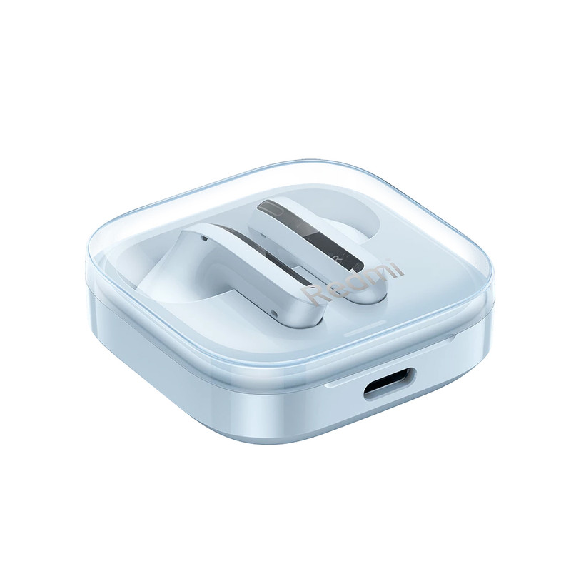 هدفون بلوتوثی شیائومی مدل Redmi Buds 6 Active با نویز کنسلینگ میکروفون ENC، درگاه شارژ USB Type-C، دارای دو میکروفون ...