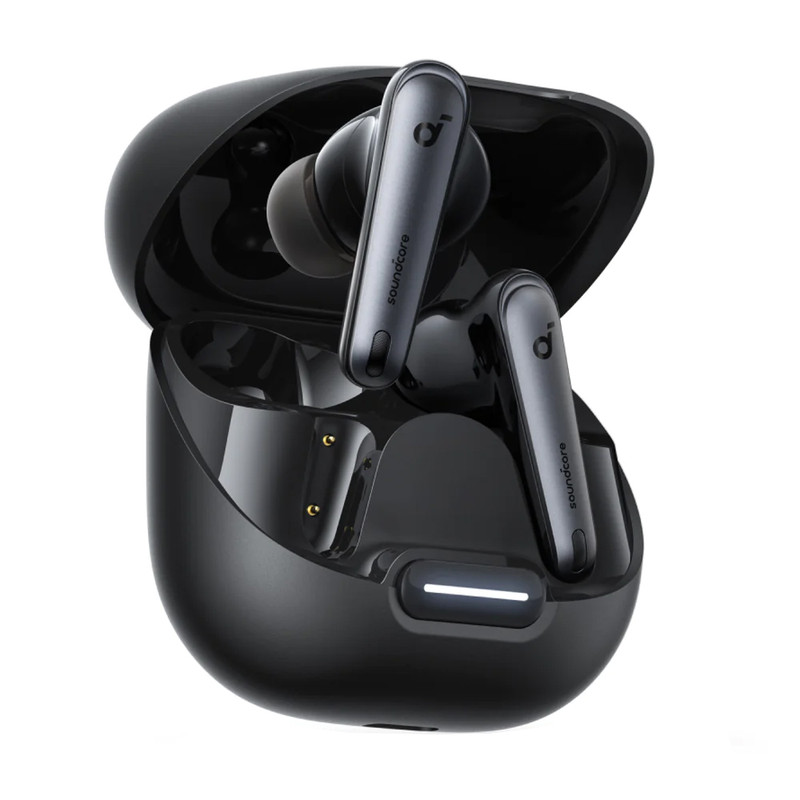 هدفون بلوتوثی انکر مدل Soundcore Liberty 4 NC با نویز کنسلینگ فعال ANC، درگاه شارژ USB Type-C، پشتیبانی از فرمان لمسی...