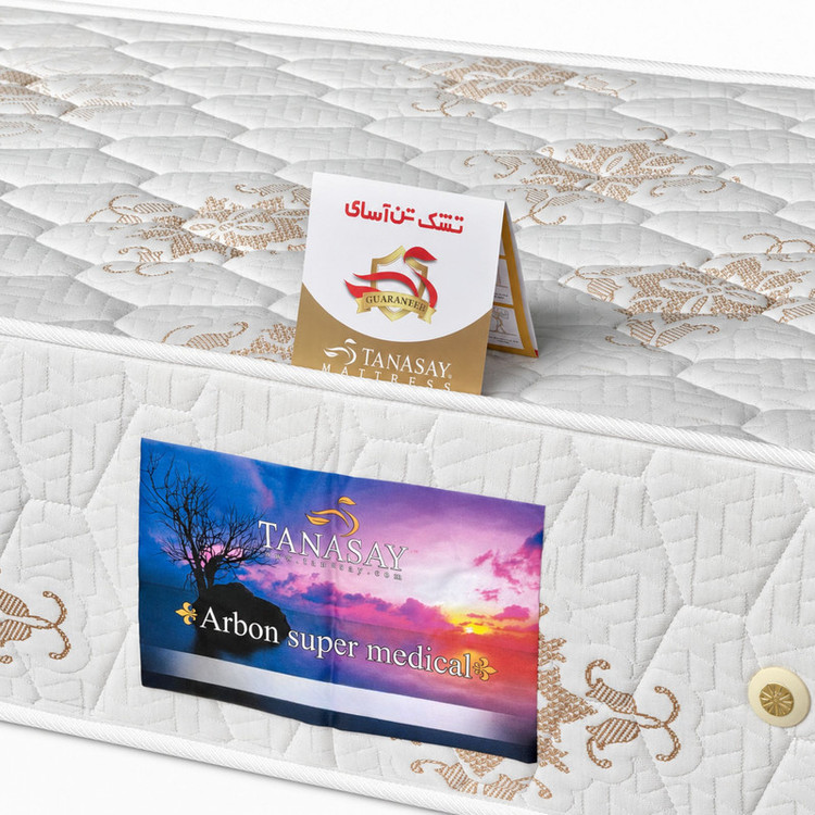 تشک طبی فنری تنآسای مدل سوپرمدیکال دونفره سایز 200x160 سانتی متر