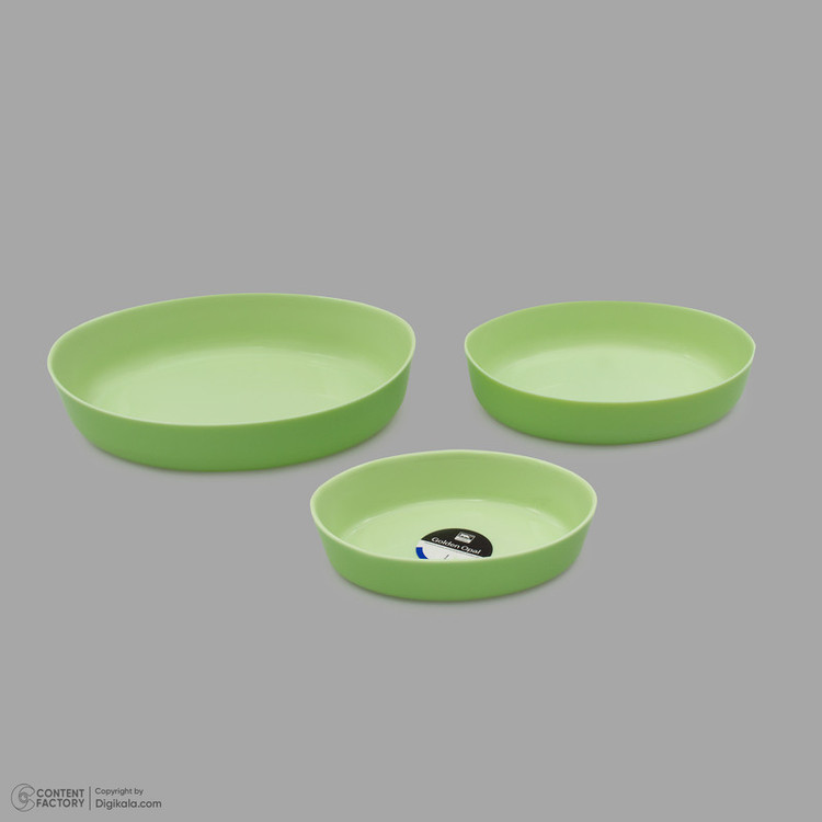 ظرف پخت گلدن اپال مدل Oval مجموعه سه عددی
