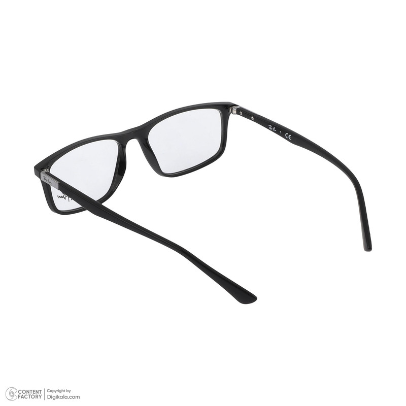 فریم عینک طبی مستطیلی مردانه ری بن مدل 0RX7128I-2000-53 مناسب برای صورت گرد، بیضی، قلب و لوزی