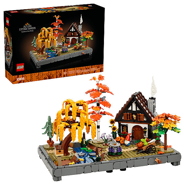 لگو 1102 تکه سری آیکون مدل Autumn Cottage Garden 11372