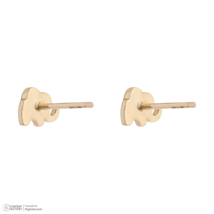 گوشواره طلا 18 عیار زنانه درریس مدل gs1539