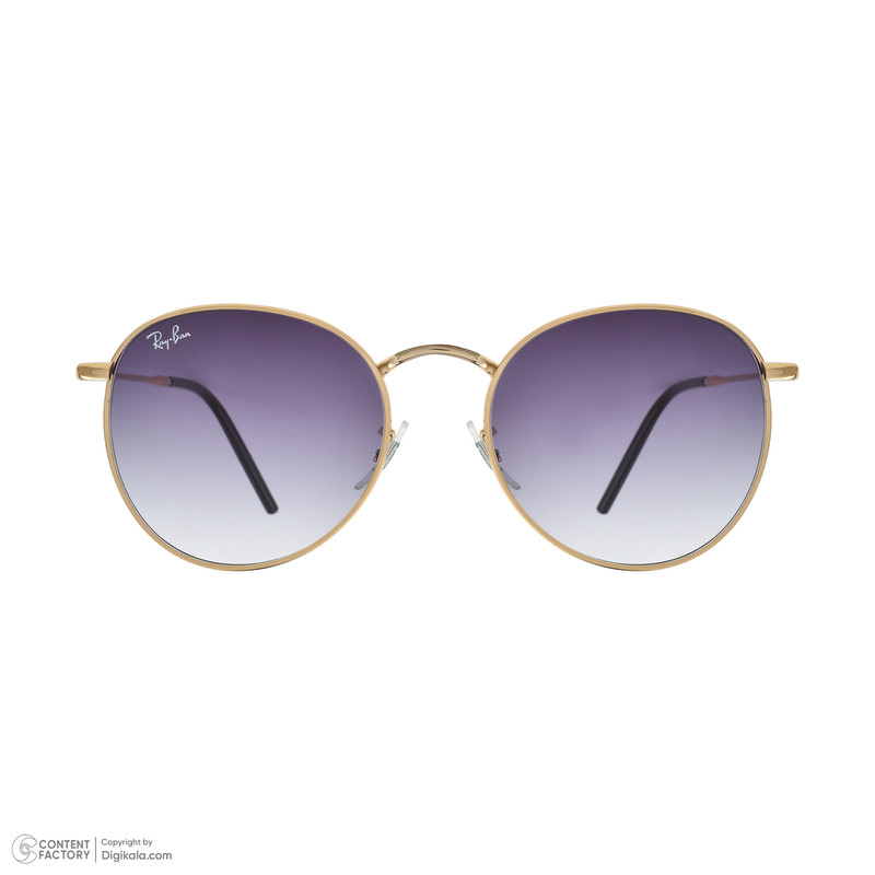 عینک آفتابی گرد زنانه ری بن مدل 0RB0103S-001-CR