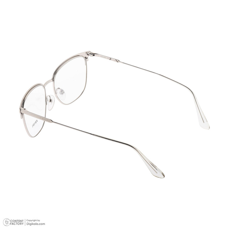 فریم عینک طبی کلاب مستر Clubmaster مردانه پرادا مدل 0PR-59UV-TWD1O1-55 مناسب برای صورت بیضی، مثلث، مستطیل و مربع